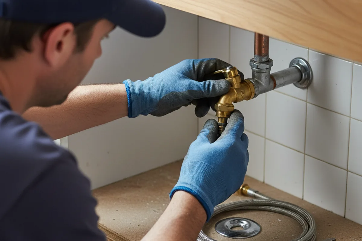 Shutoff valve and fitting work during Repiping in Long Eddy